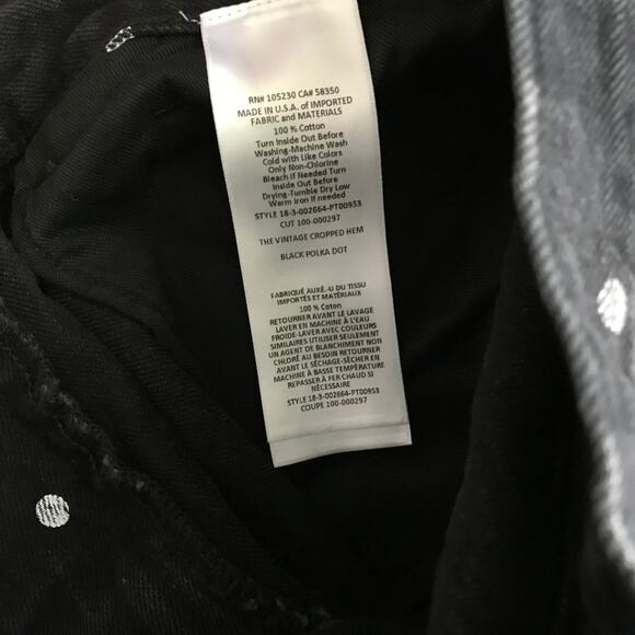 Current/Elliott Vintage High Waist Crop Slim Jeans - Picture 8 of 8